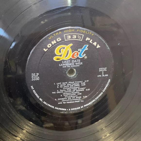 Lawrence Welk And His Orchestra Last Date (Vinyl, 1961) Dot Records DLP 3350 Goo - Picture 6 of 11